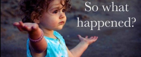 WHAT HAPPENED TO US?